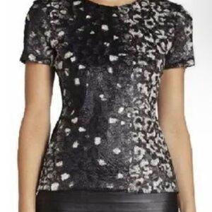 NWOT BCBGMaxAzria Tulum Coated Faux Fur Shell